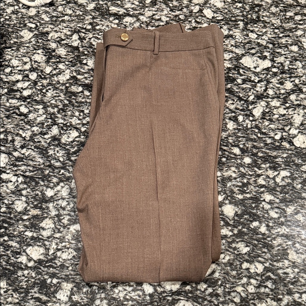 Calvin Klein Modern Fit Brown Trousers